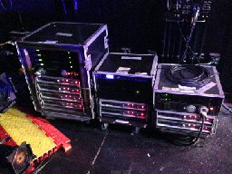 Spring Awakening — amp and DSP racks, backstage